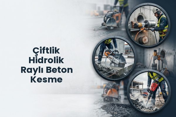 Çiftlik Hidrolik Raylı Beton Kesme
