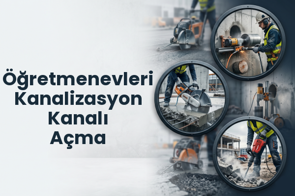 Öğretmenevleri Kanalizasyon Kanalı Açma