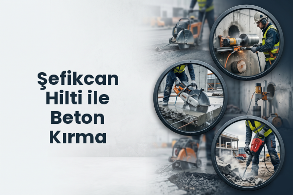 Şefikcan Hilti ile Beton Kırma