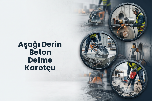 Aşağı Derin Beton Delme Karotçu