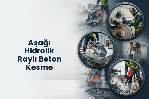 Aşağı Hidrolik Raylı Beton Kesme