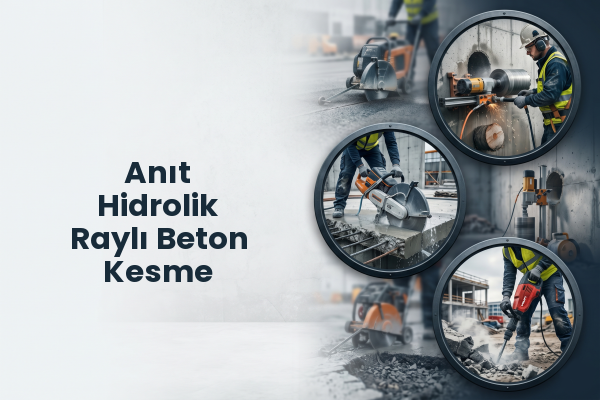 Anıt Hidrolik Raylı Beton Kesme