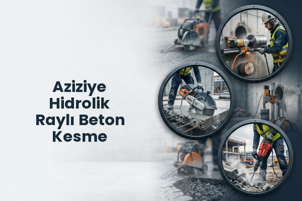 Aziziye Hidrolik Raylı Beton Kesme