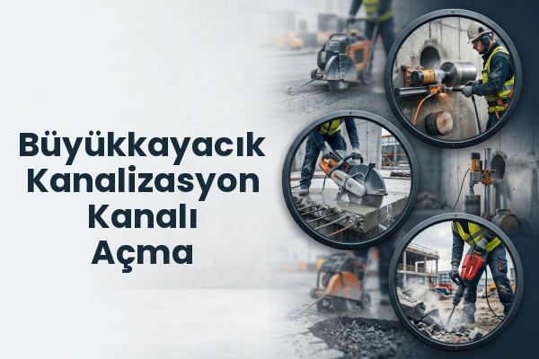 Büyükkayacık Kanalizasyon Kanalı Açma