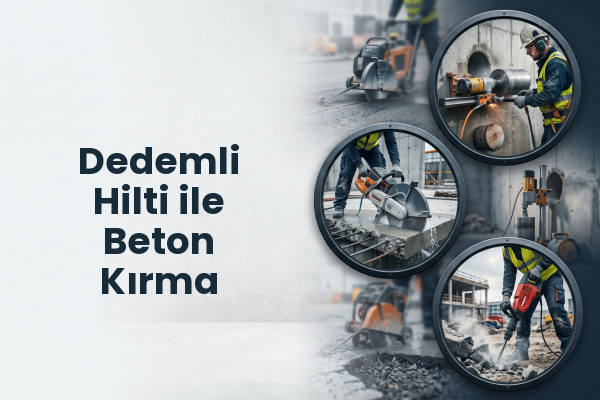 Dedemli Hilti ile Beton Kırma