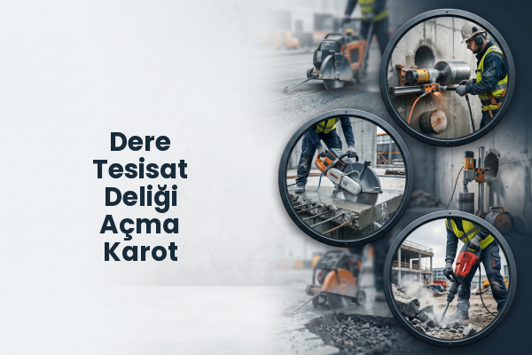 Dere Tesisat Deliği Açma Karot