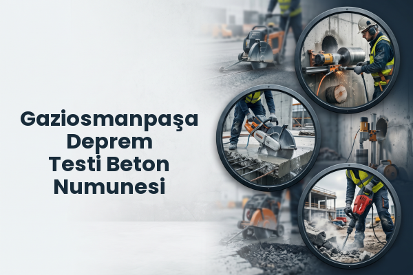 Gaziosmanpaşa Deprem Testi Beton Numunesi
