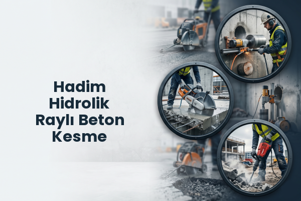 Hadim Hidrolik Raylı Beton Kesme