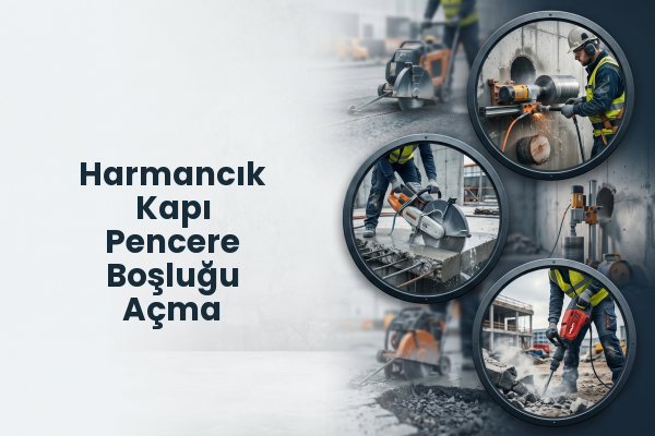 Harmancık Kapı Pencere Boşluğu Açma
