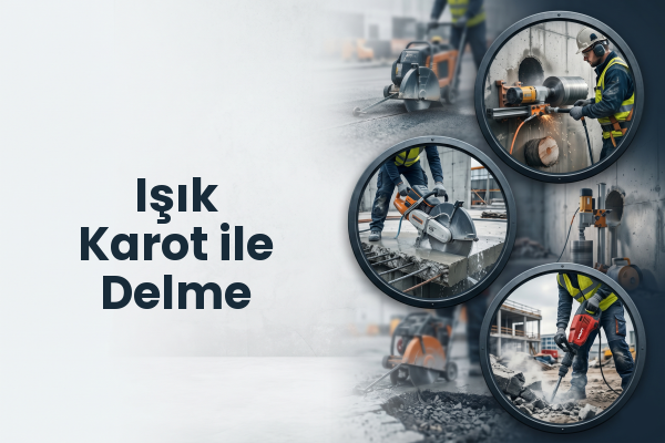 Işık Karot ile Delme