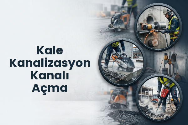 Kale Kanalizasyon Kanalı Açma