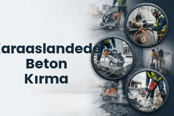 Karaaslandede Beton Kırma