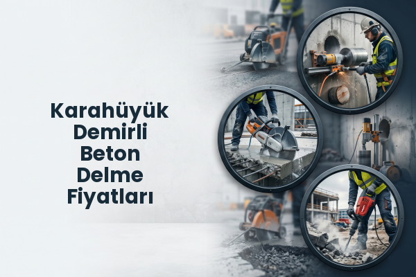 Karahüyük Demirli Beton Delme Fiyatları