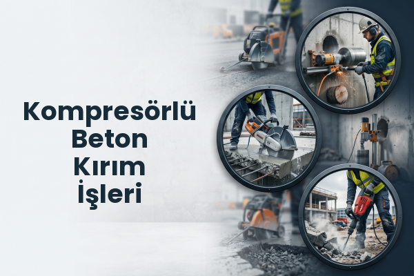 Kompresörlü Beton Kırım İşleri