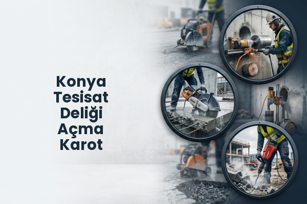 Konya Tesisat Deliği Açma Karot