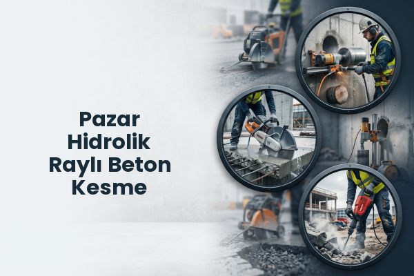 Pazar Hidrolik Raylı Beton Kesme