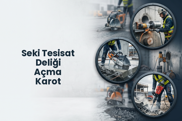 Seki Tesisat Deliği Açma Karot