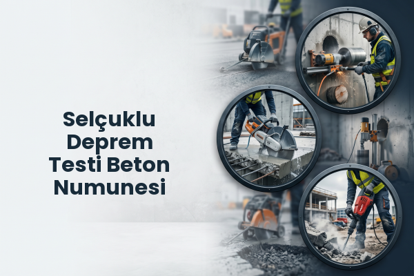 Selçuklu Deprem Testi Beton Numunesi