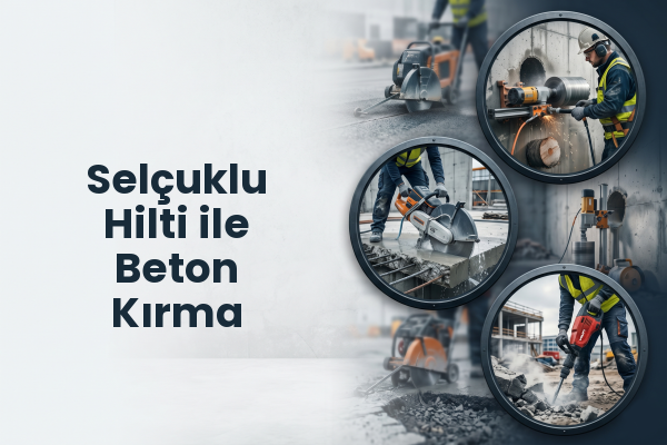 Selçuklu Hilti ile Beton Kırma