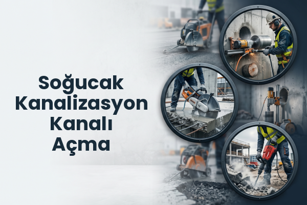 Soğucak Kanalizasyon Kanalı Açma