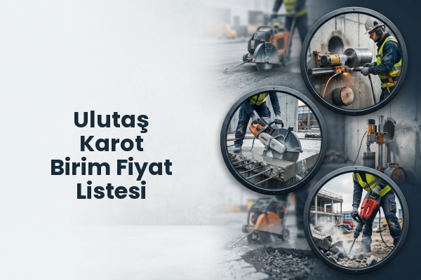 Ulutaş Karot Birim Fiyat Listesi
