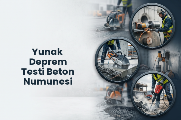 Yunak Deprem Testi Beton Numunesi